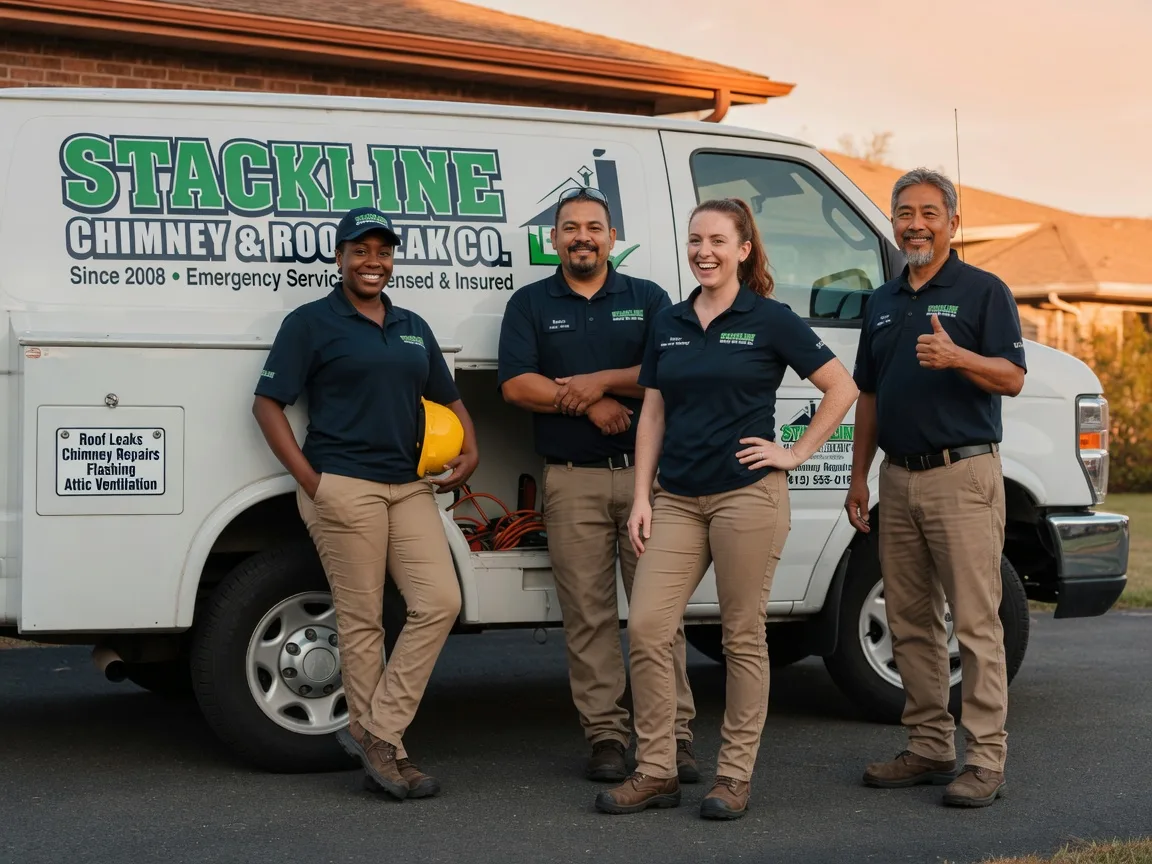 Chimney flashing repair company in Pleasant Hill, OH